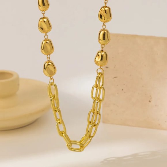 Bimini Beachwear Boho Adjustable Necklace - 14kt Gold Vermeil - Picture 4 of 4